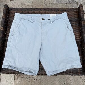 Rag & Bone Men's Light Gray Flat Front Shorts